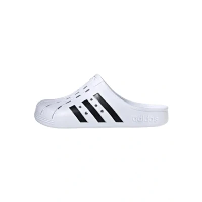 Afbeelding van adidas Performance Adilette Unisex Badslippers, Maat: 47 1/3, Footwear white/core black Kunststof