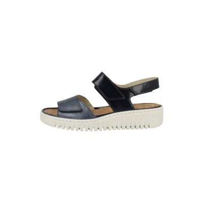 Afbeelding van Waldläufer Sandalen Jeans midnight (955001203206), Dames, Maat: 38, (955001 203 206) Leer