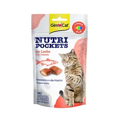 Afbeelding van GimCat Nutri Pockets Zalm 60 gr