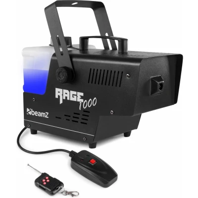 Afbeelding van Rookmachine BeamZ RAGE1000 met draadloze afstandsbediening 1000W