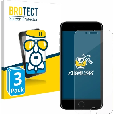 Afbeelding van BROTECT Screenprotector voor Apple iPhone 7 Plus / 8 Folie Beschermfolie Beschermglas transparant (3 Stuks)