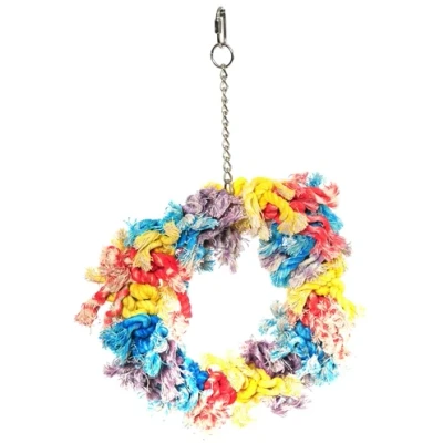Afbeelding van Happy Pet Papegaai Flossin Ring 28X23X8 CM