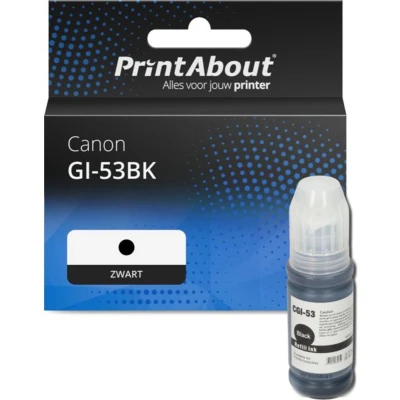 Afbeelding van Huismerk Canon GI 53BK Inktcartridge Zwart
