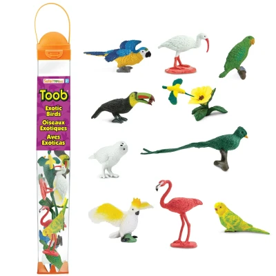 Afbeelding van Safari Speelset Exotic Birds Toob Junior 11 delig