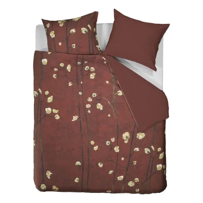 Afbeelding van Beddinghouse van GOGH Museum BH Plum Blossoms Red 240x200/220 + 2x 60x70