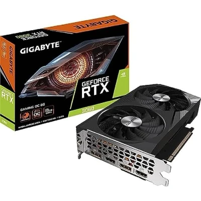 Afbeelding van Gigabyte GeForce RTX 3060 GAMING OC Videokaart 8GB GDDR6 PCIe 4.0 2x HDMI 2.1 DisplayPort 1.4a