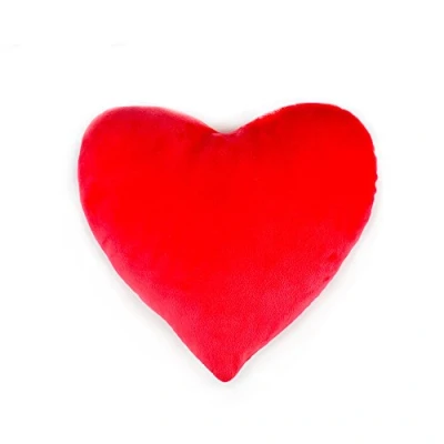 Afbeelding van SUNYOU Hartvormig kussen, zacht pluizig rood, cadeau voor Valentijnsdag (hart)