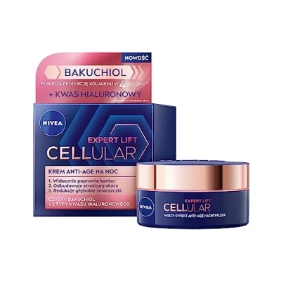 Afbeelding van Nivea Hyaluron Cellular Expert LIFT Night CARE Nachtverzorging, Maat: 50 ml,