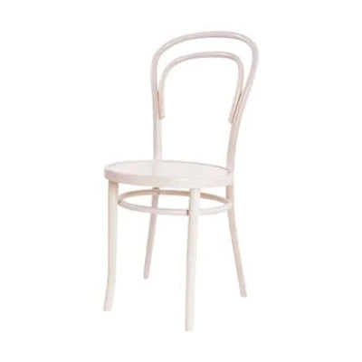 Afbeelding van Fameg Vienna Thonet No.14 Houten Bistrostoel Whitewash