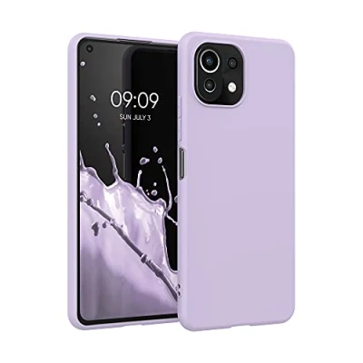 Afbeelding van kwmobile telefoonhoesje geschikt voor Xiaomi 11 Lite (5G) NE / Mi Hoesje smartphone Back cover in lavendel