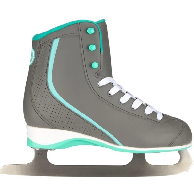 Afbeelding van Nijdam Kunstschaats Sport Dames Softboot Grijs/Mintgroen/Wit 40