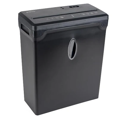 Afbeelding van Premium 8003501 papierversnipperaar tot 6 vellen, kruissnede 4 x 33 mm, inclusief prullenbak 10 liter