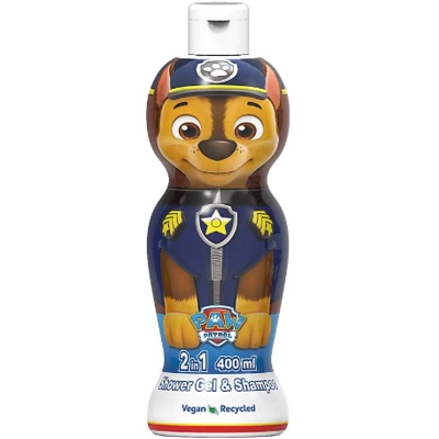 Afbeelding van Air Val Paw Patrol Chase 2in1 douchegel en shampoo voor kinderen 400 ml