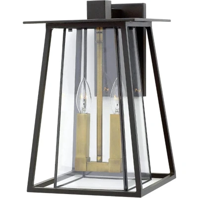 Afbeelding van Bohemian Wandlamp Steady Lighting Metaal E14 L: 26.1cm Voor Buiten Woonkamer Eetkamer Brons