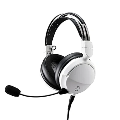 Afbeelding van Audio Technica ATH GL3 Gaming Headset, gesloten, High Fidelity, wit