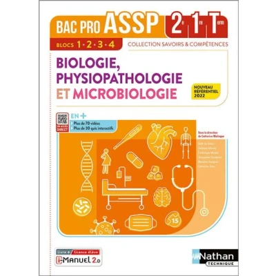Image de Biologie, Physiopathologie et Microbiologie 2e 1re Term Livre + Licence élève 2022