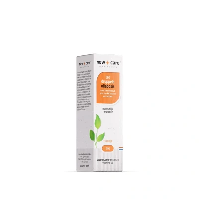 Afbeelding van New Care Liquide Vitamines D3 Gouttes Base d’Huile