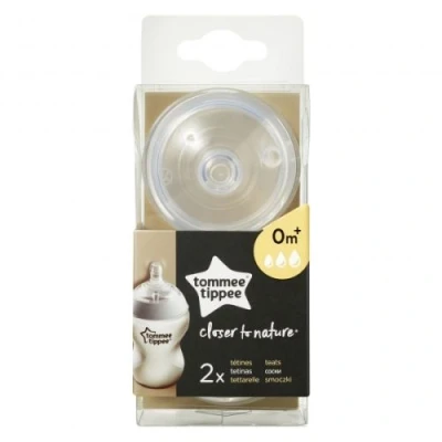 Image de Lot de 2 tétines closer to nature débit variable tommee tippee