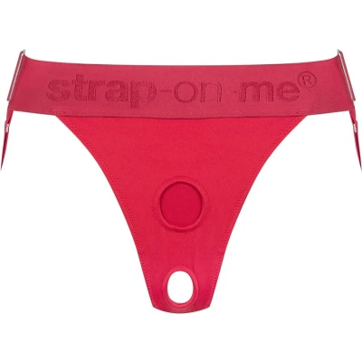 Afbeelding van Strap On Me Harness Unique Harnas Voor dubbele penetratie Rood