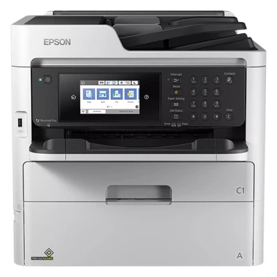 Image de Epson WorkForce Pro WF C579RDWF Imprimante multifonctions couleur jet d&#039;encre 215.9 x 355.6 mm (original) A4/Legal (support) jusqu&#039;à 22 ppm (copie) 34 (impression) 830 feuilles 33.6 Kbits/s USB 2.0, Gigabit LAN, Bluetooth
