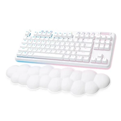 Image de Logitech G G715 Clavier sans clé backlit Bluetooth LIGHTSPEED QWERTY Espagnol commutateur : Linear blanc