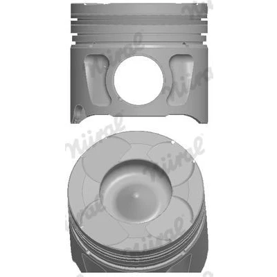 Afbeelding van NÜRAL 87 436500 00 Zuiger 83 Met koelkanaal, zuigerveerdrager, voor trapesiumvormige drijfstang OPEL: Insignia A Sports Tourer