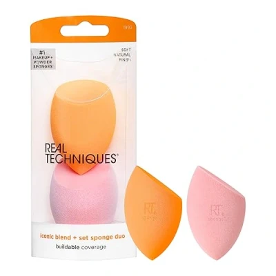 Image de Real Techniques Miracle Complexion Lot de 2 éponges à poudre pour fond teint et poudres