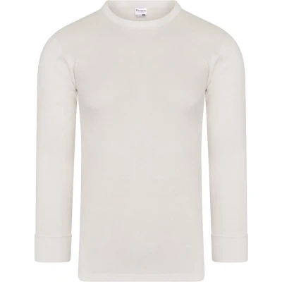 Afbeelding van Beeren Thermo Heren T Shirt Lange Mouw Wolwit M