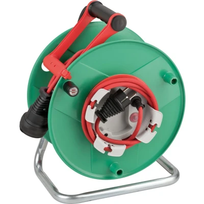 Afbeelding van Brennenstuhl Garant G Bretec IP44 Kabelhaspel (Buiten voor de tuin met 38+2m kabel in rood, speciale kunststof, korte termijn buitengebruik, Made Germany)