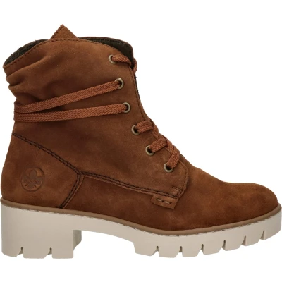 Afbeelding van Rieker dames veterboot Brick Maat 37