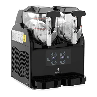 Afbeelding van Royal Catering slushmachine 2x2 l digitaal bedieningspaneel