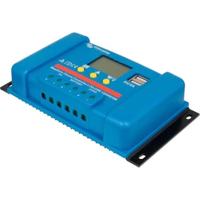 Afbeelding van Victron BlueSolar PWM LCD&amp;USB Charge Controller 12/24V 5A