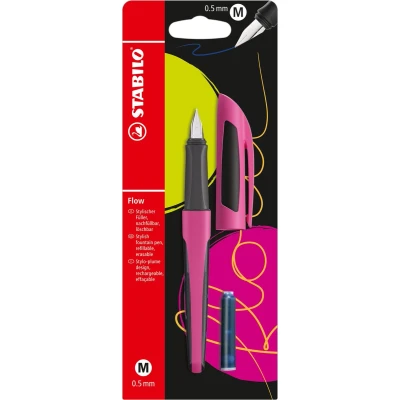Afbeelding van Vulpen STABILO Flow sporty medium berry blister à 1 stuk