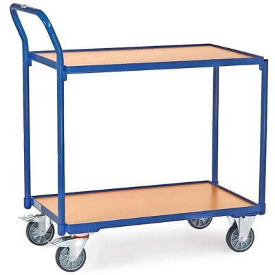 Afbeelding van fetra 2740 Tafelwagen Staal Poedercoating Laadvermogen (max.): 250 kg Stralend blauw (RAL 5007)