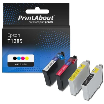 Afbeelding van Huismerk Epson T1285 Inktcartridge 4 kleuren Voordeelbundel