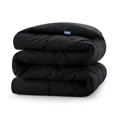 Afbeelding van CozyLux dekbed 140 x 200 cm voor 4 seizoenen, microvezel 300 g/m² herfst winter cm, zacht en ademend zwart