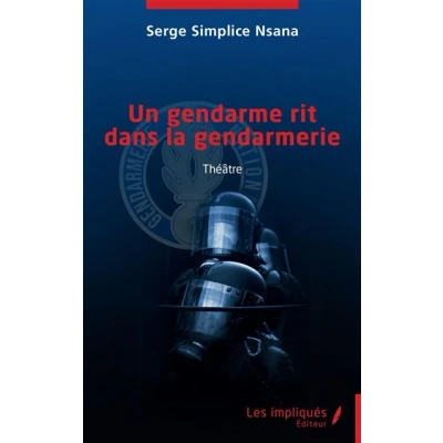 Image de Un gendarme rit dans la gendarmerie