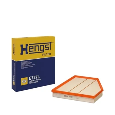 Afbeelding van HENGST Filter E727L Luchtfilter 47 273 313 insert BMW: 5 Saloon, Touring, 6 Coupe