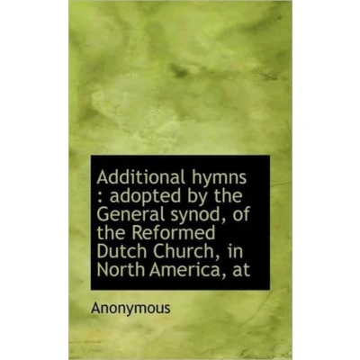 Afbeelding van Additional Hymns