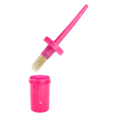 Afbeelding van Hoefkwast in potje roze