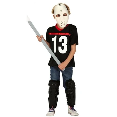 Image de Déguisement Joueur Hockey Garçon 10/12 Ans Noir 83448 Guirca