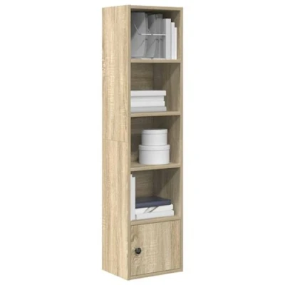 Afbeelding van vidaXL Boekenkast 31x24x127 cm bewerkt hout sonoma eikenkleurig