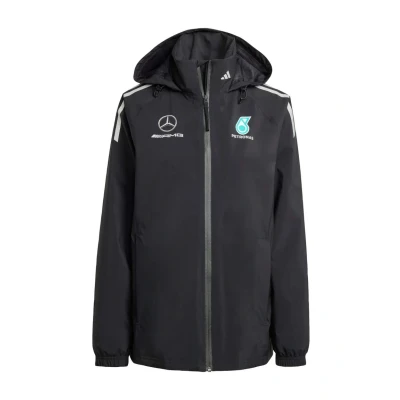 Afbeelding van adidas Performance MERCEDES AMG PETRONAS FORMULA ONE TEAM MECHANICS REGENJACK Dames Zwart M