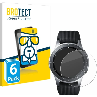 Afbeelding van BROTECT Screenprotector voor Samsung Galaxy Watch (46 mm) Folie Beschermfolie Beschermglas transparant (6 Stuks)