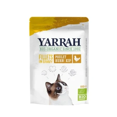 Afbeelding van Yarrah Cat Biologische Filets Met Kip In Saus 14X85 GR