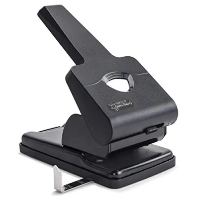 Afbeelding van Perforator Rapesco HD865 P antibacterieel 2 gaats zwart