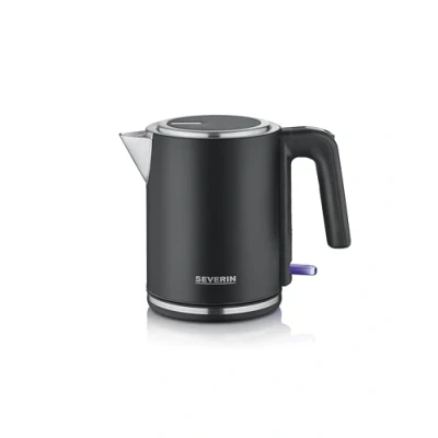 Afbeelding van Severin WK 9555 Waterkoker hoogwaardig roestvrij staal XXL opening bediening met één hand Zwart