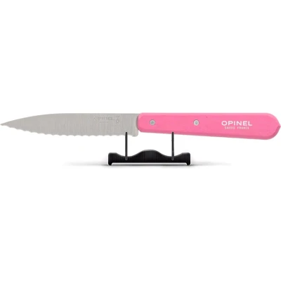 Afbeelding van Opinel Kartelmes N113 Fuchsia Rvs/beukenhout Kaart