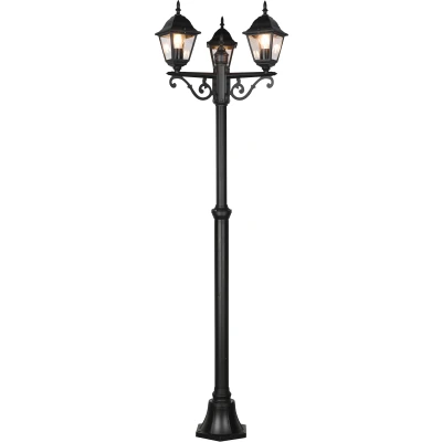 Afbeelding van TRIO LIVENZA Paalverlichting Zwart mat excl. 3x E27 4W Buitenverlichting IP44