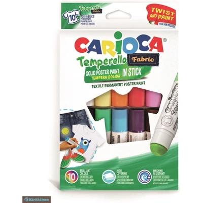 Afbeelding van Carioca Temperello 10 Textielverfstiften